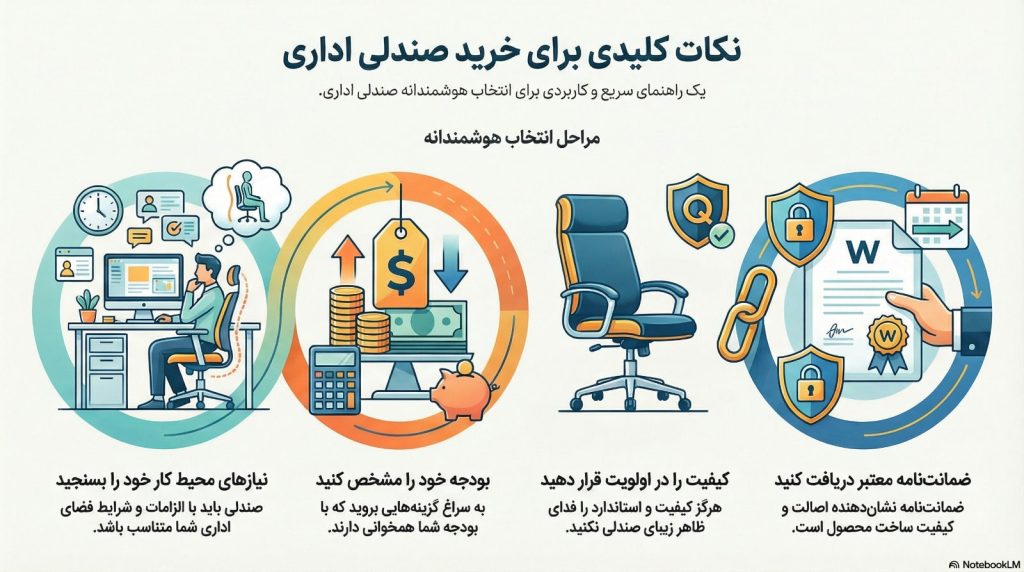راهنمای خرید صندلی اداری
