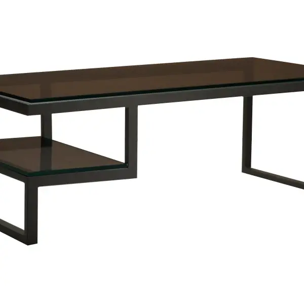 میز جلو مبلی NCT کد 718E شیشه دودی